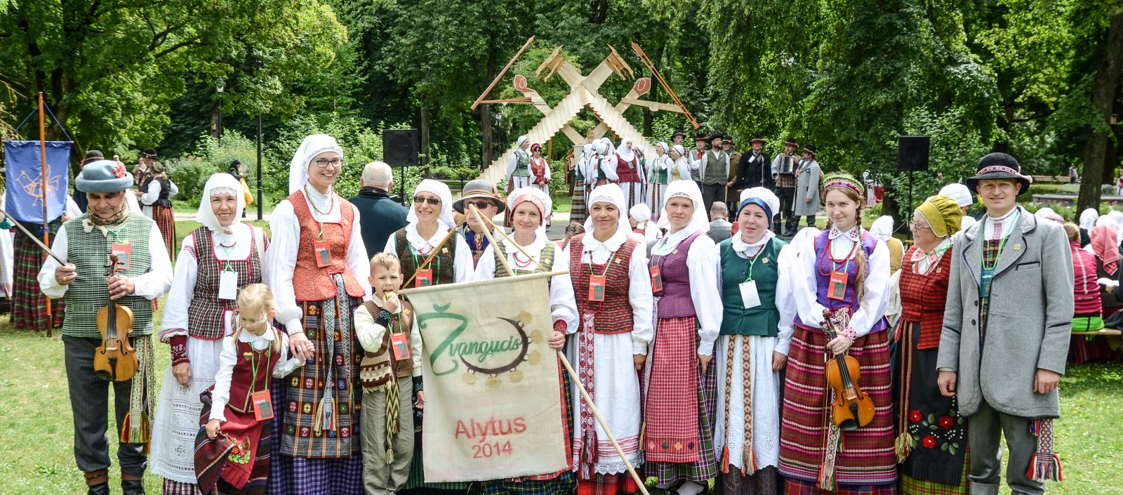 Koncert folklorystycznego zespołu „Zvangucis” z Litwy