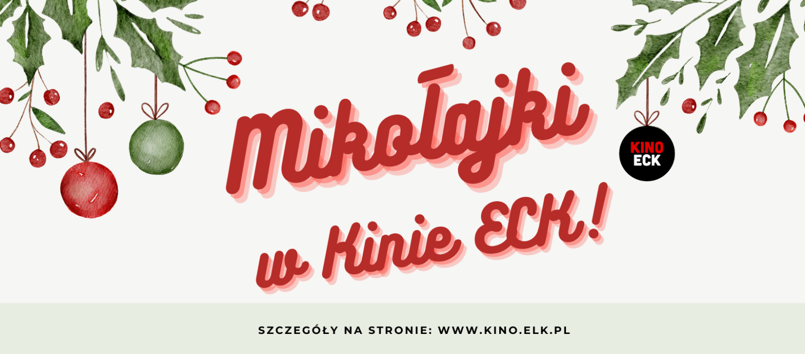 Kino ECK zaprasza do wspólnego świętowania Mikołajek! Mikołajki w Kinie ECK